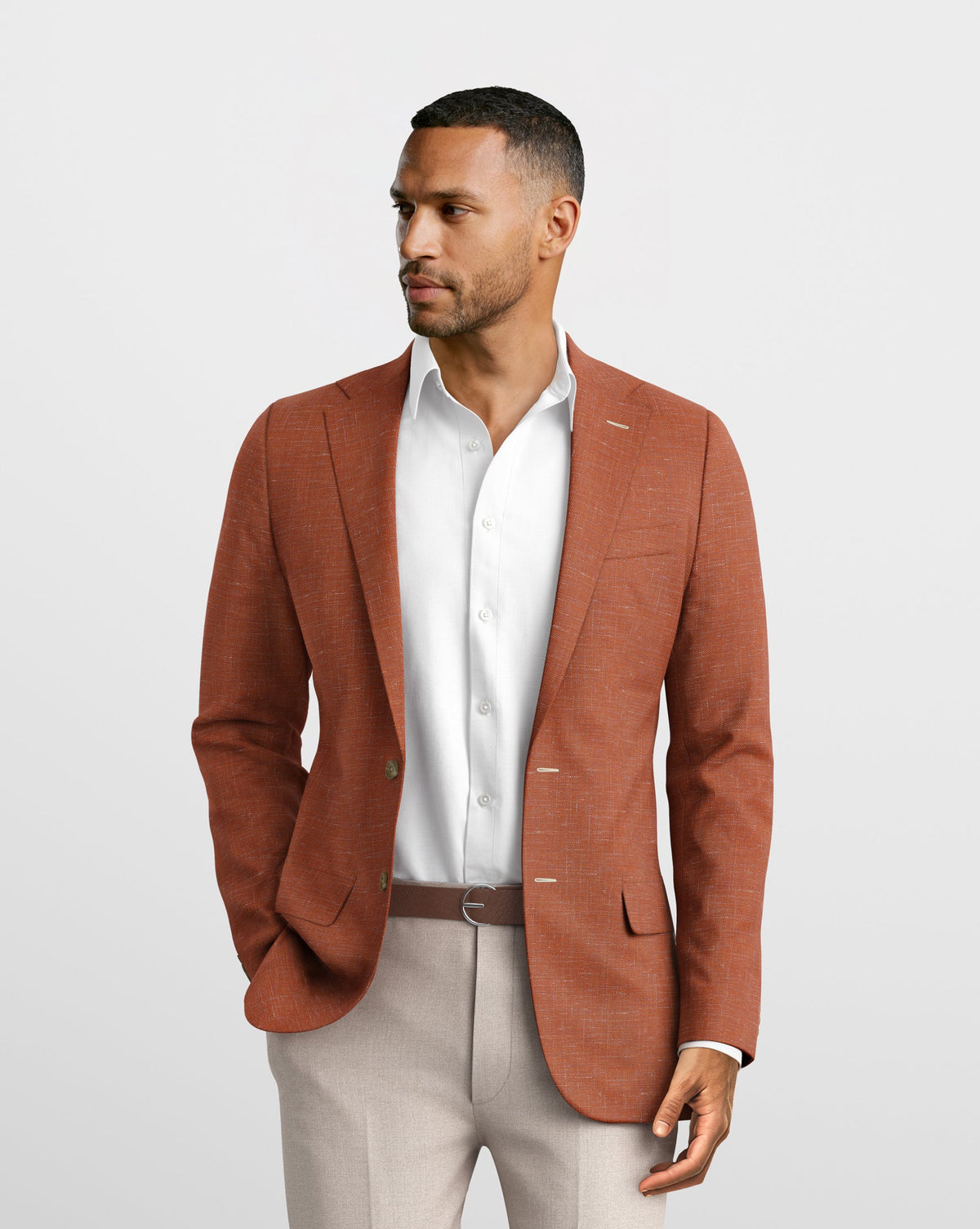 Deconstructed Rust Hudson Blazer