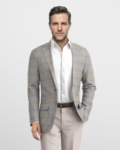 Ash Beige Hampton Linen Blazer