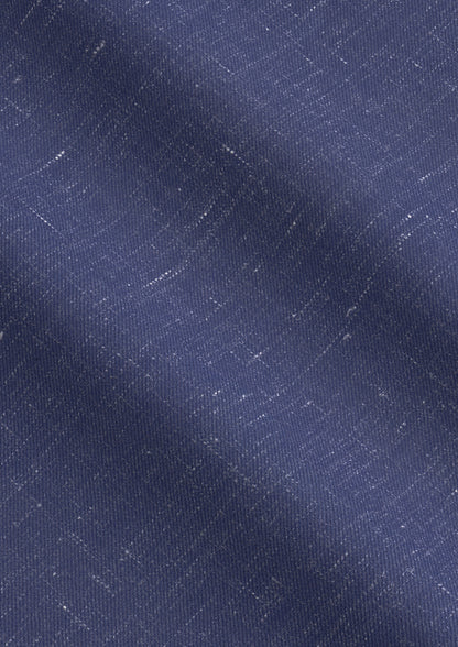 Deconstructed Malibu Navy Linen Blazer