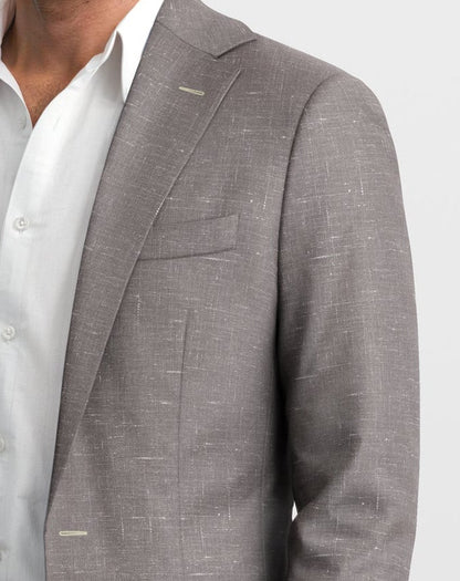 Deconstructed Malibu Ash Linen Blazer