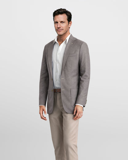 Deconstructed Malibu Ash Linen Blazer