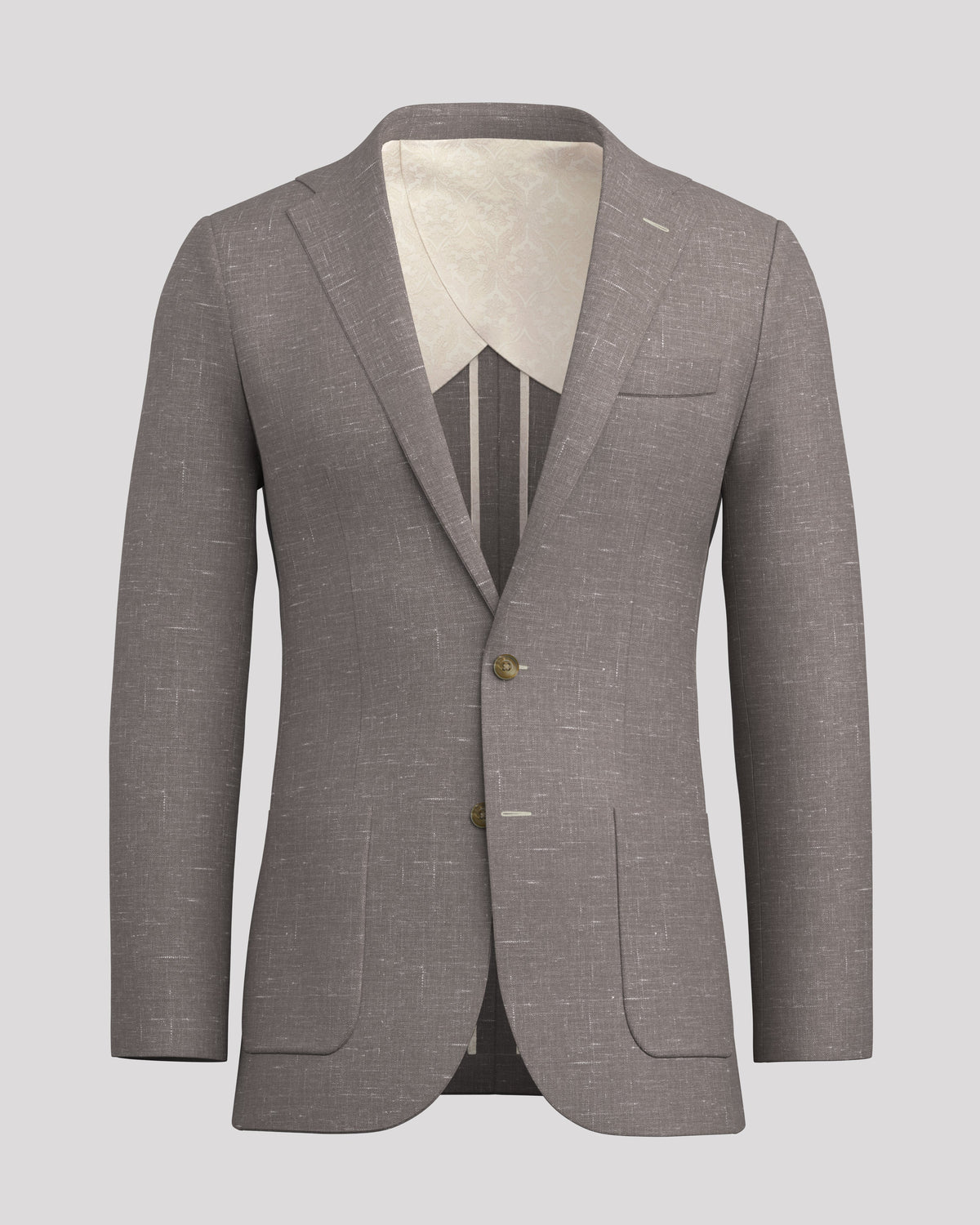 Deconstructed Malibu Ash Linen Blazer