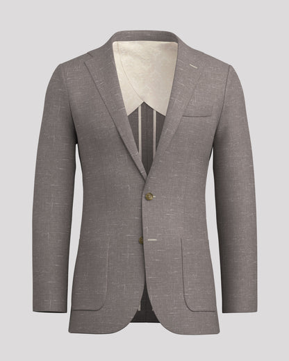 Deconstructed Malibu Ash Linen Blazer