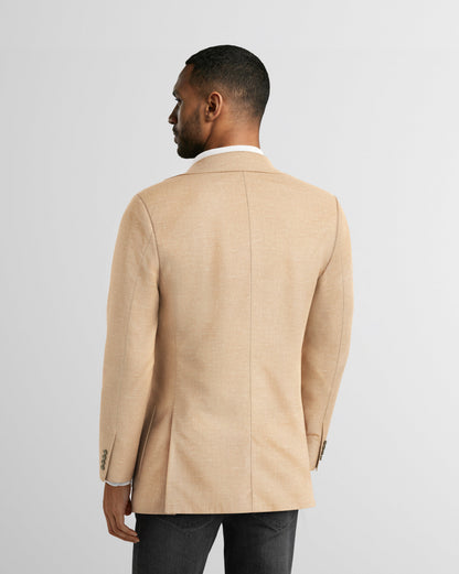 Deconstructed Malibu Sand Linen Blazer