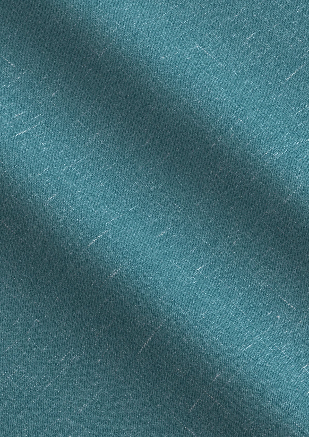 Deconstructed Malibu Teal Linen Blazer