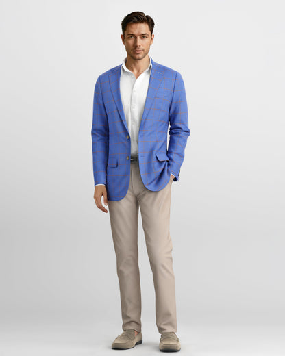 Deconstructed Cobalt Blue Malibu Blazer