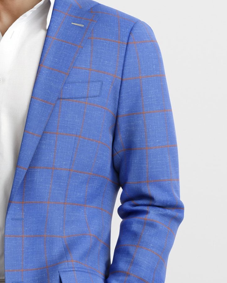 Deconstructed Cobalt Blue Malibu Blazer
