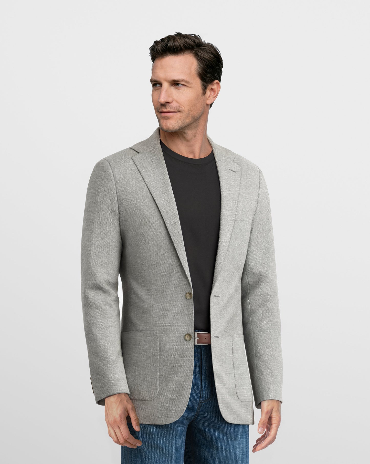 Deconstructed Hopsack Mercer Blazer