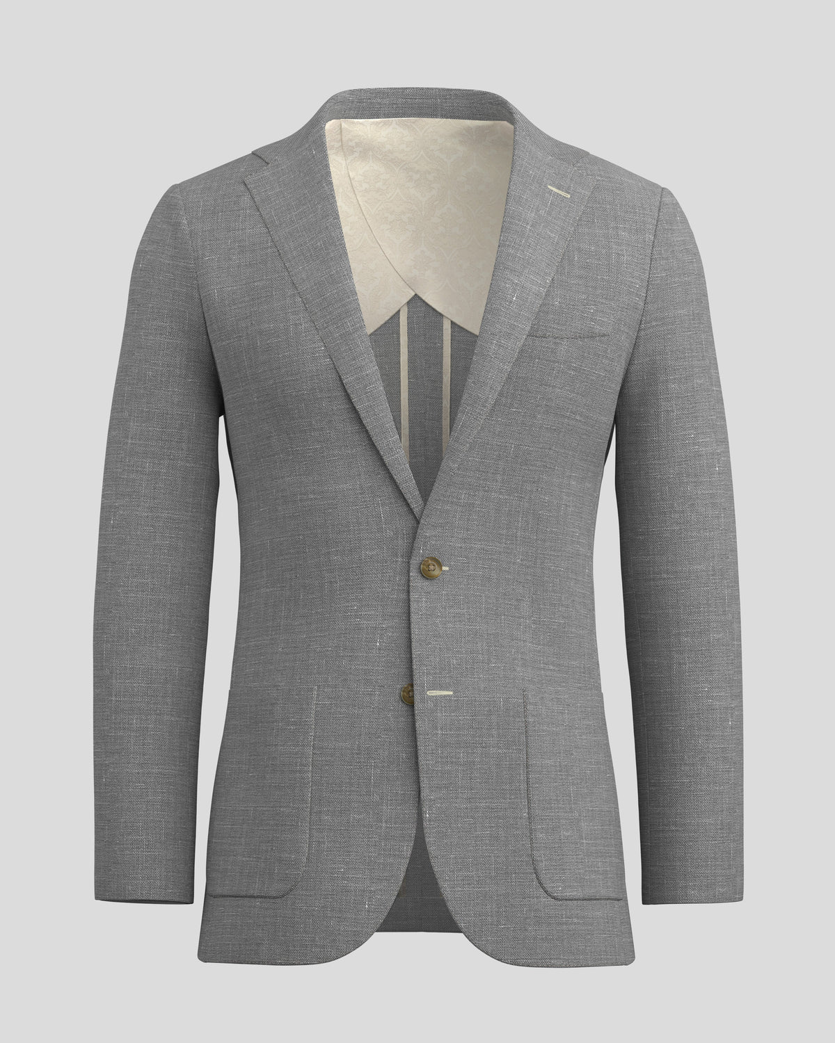 Deconstructed Grey Hopsack Mercer Blazer