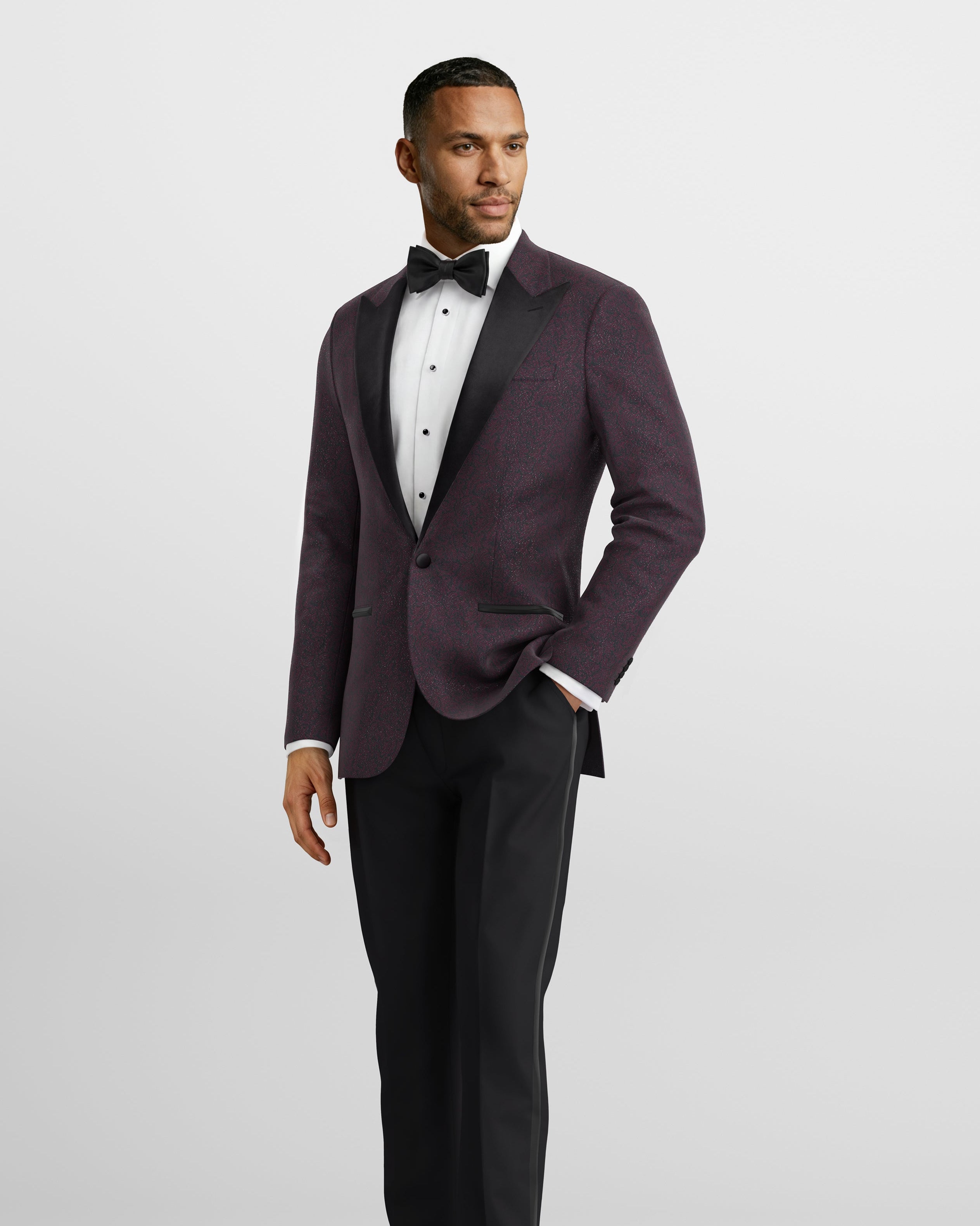 Burgundy Monaco Tuxedo Jacket