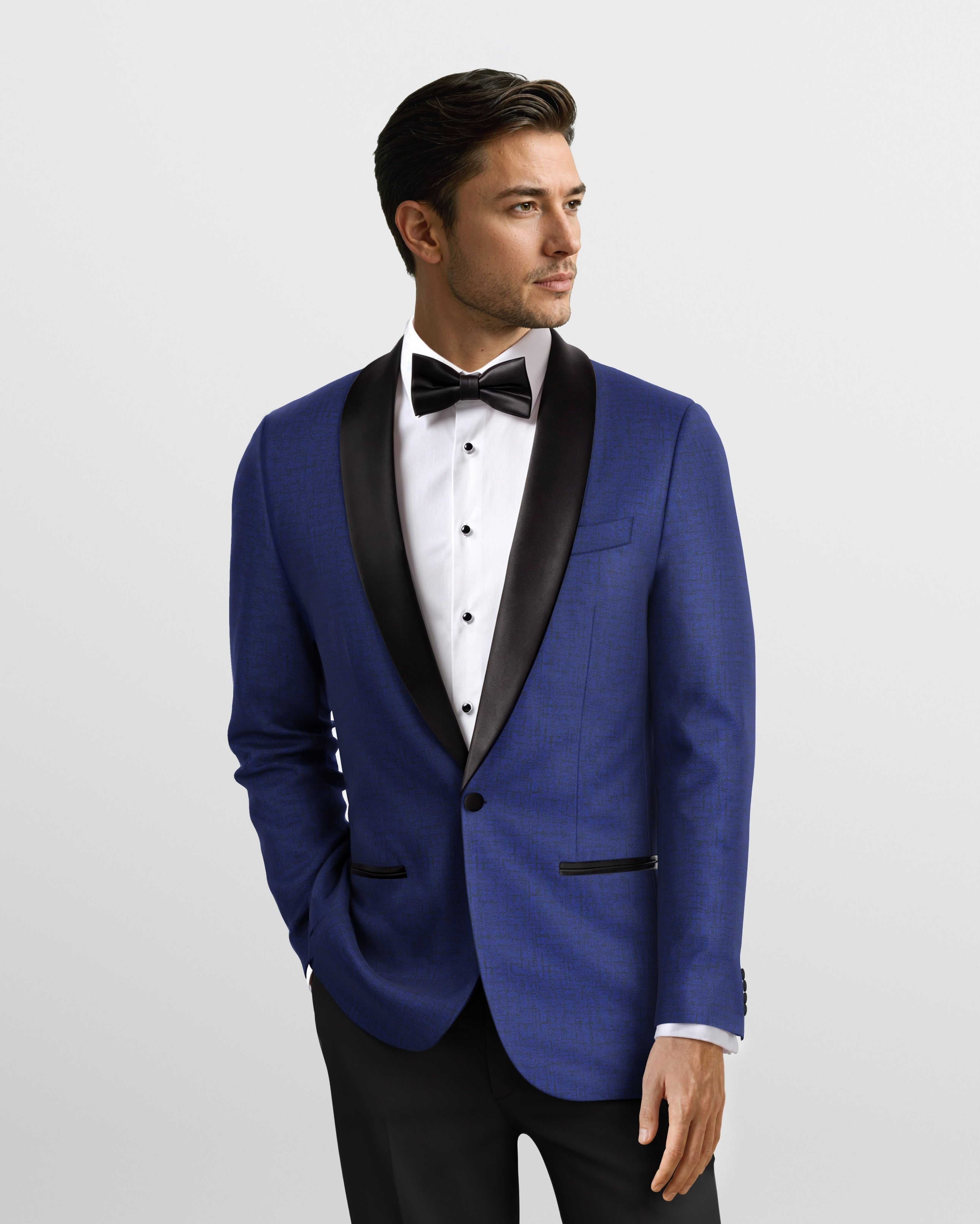 Riviera Blue Tuxedo Jacket