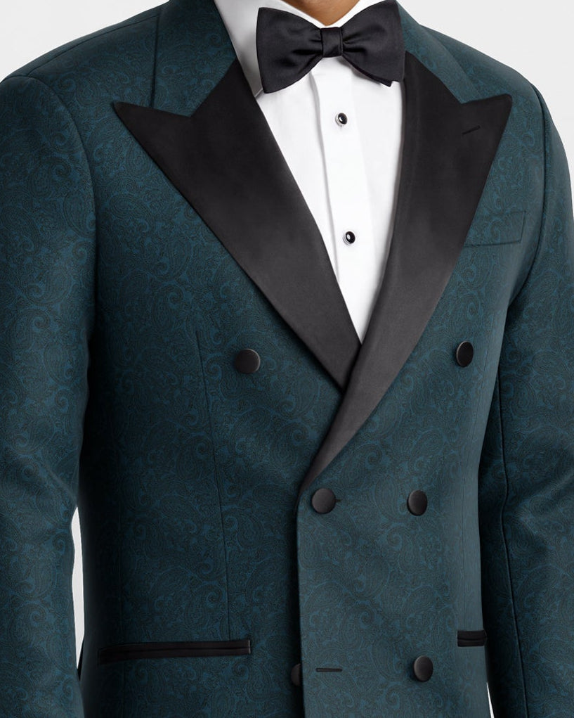 Deep Teal Bellagio Tuxedo Jacket