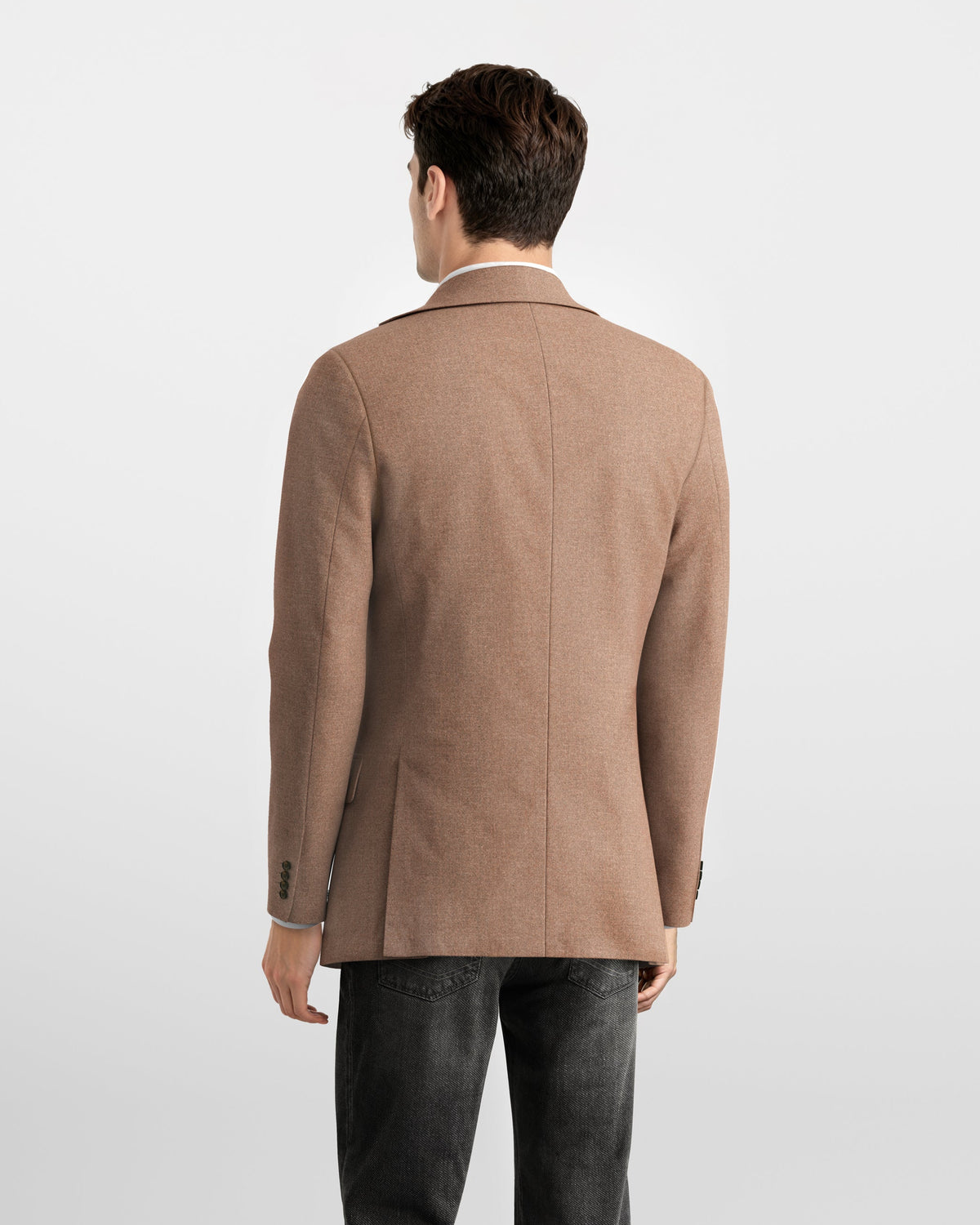 Taupe Flannel Drago Stretch Blazer