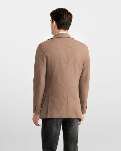 Taupe Flannel Drago Stretch Blazer