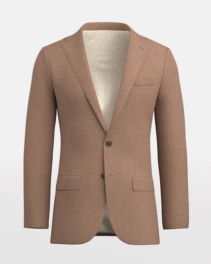 Taupe Flannel Drago Stretch Blazer