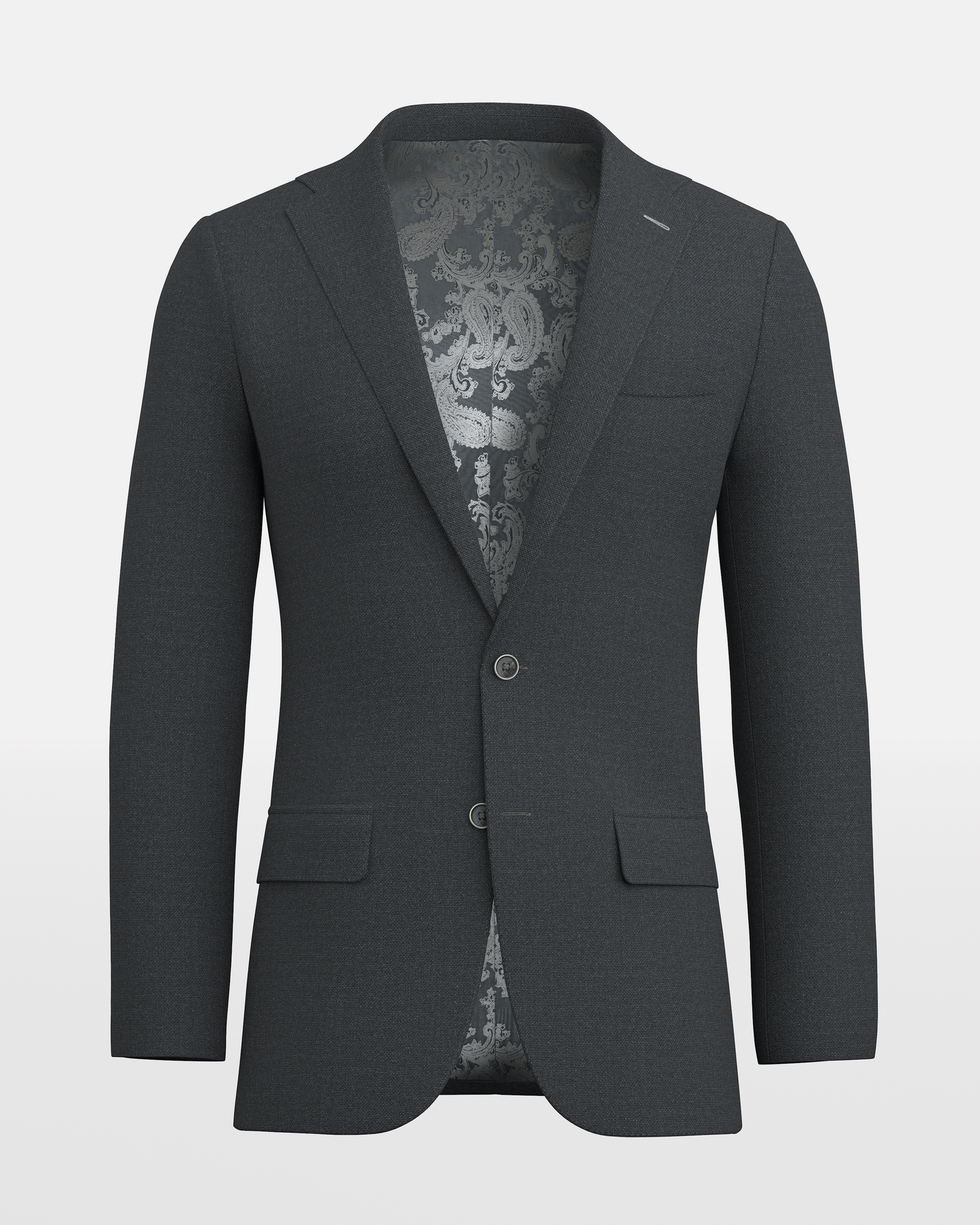 Dark Charcoal Hopsack Bond Blazer