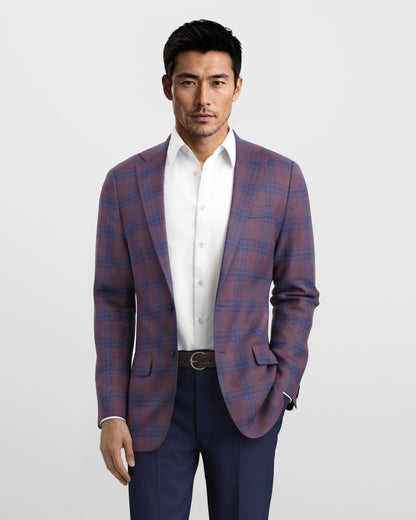 Burgundy Melrose Blazer