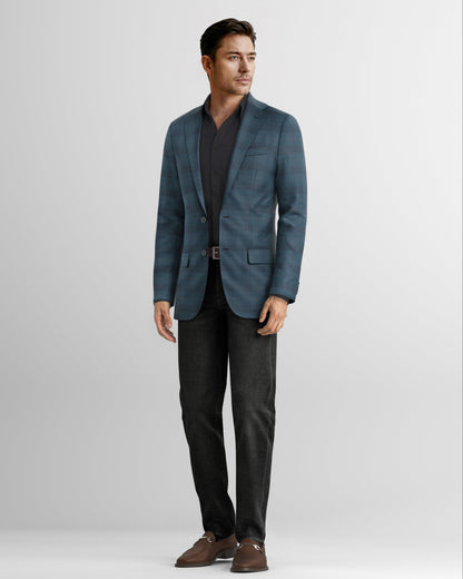 Midnight Teal Milano Blazer