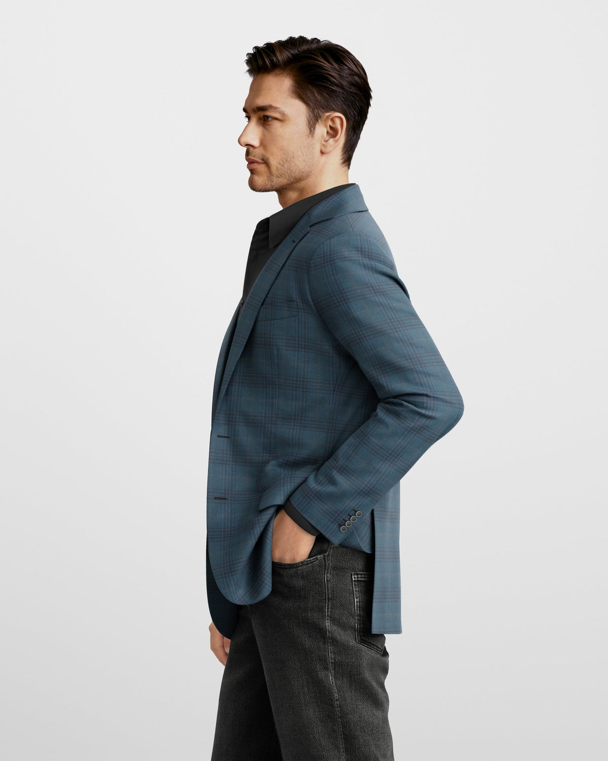 Midnight Teal Milano Blazer