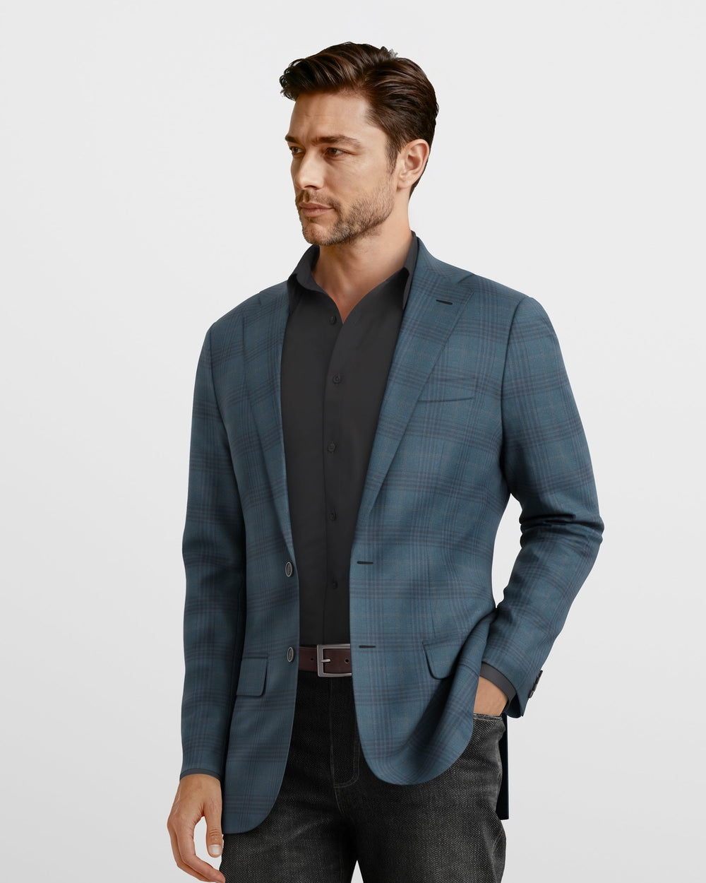 Midnight Teal Milano Blazer