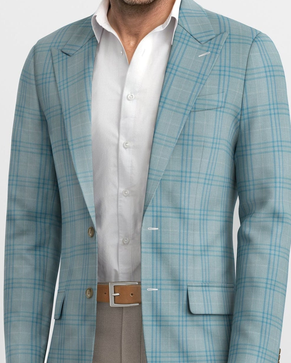 Peak Lapel Mint Sienna Blazer