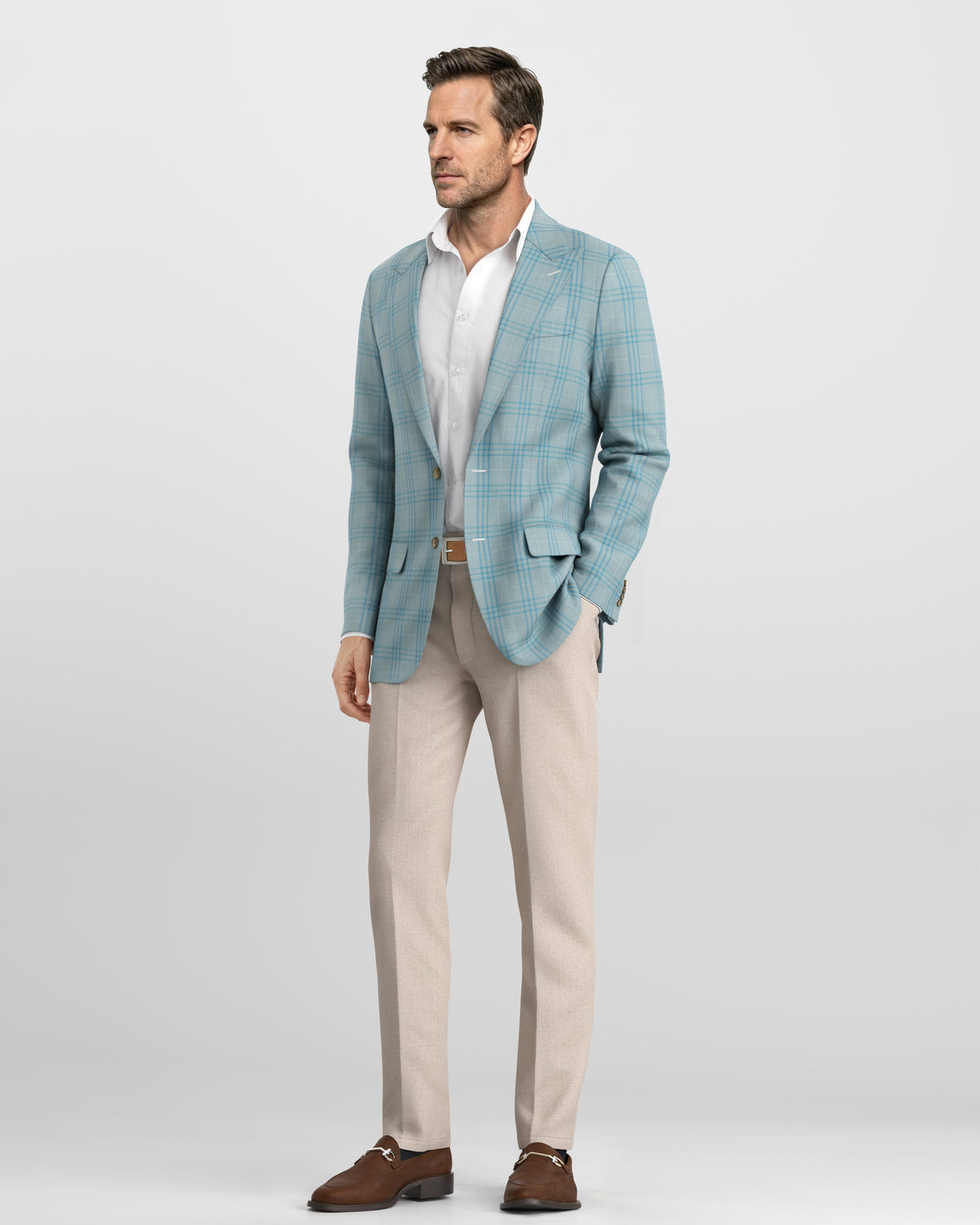 Peak Lapel Mint Sienna Blazer