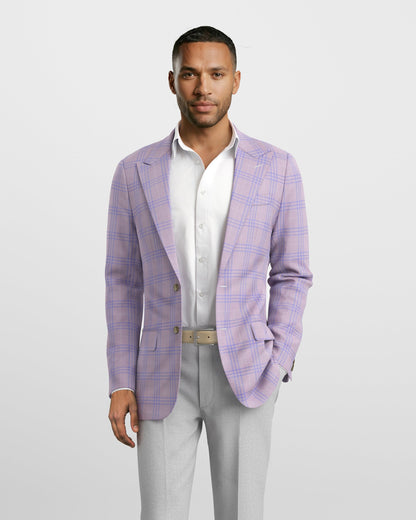 Peak Lapel Pink Sienna Blazer