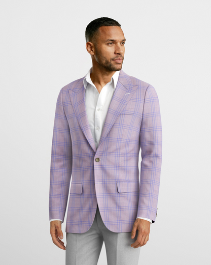 Peak Lapel Pink Sienna Blazer