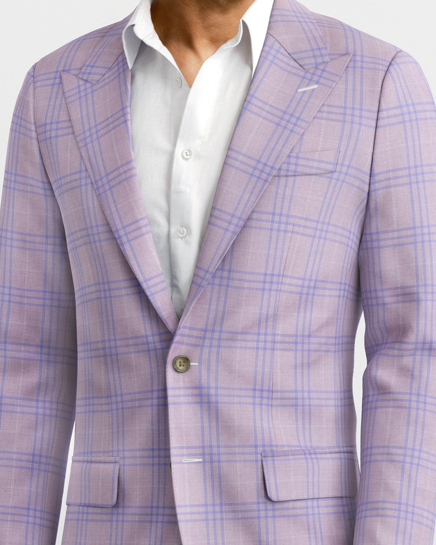 Peak Lapel Pink Sienna Blazer