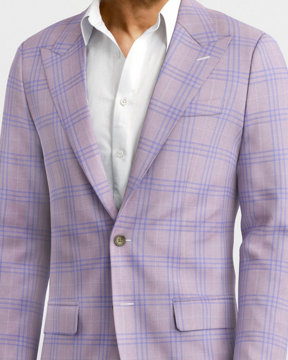 Peak Lapel Pink Sienna Blazer
