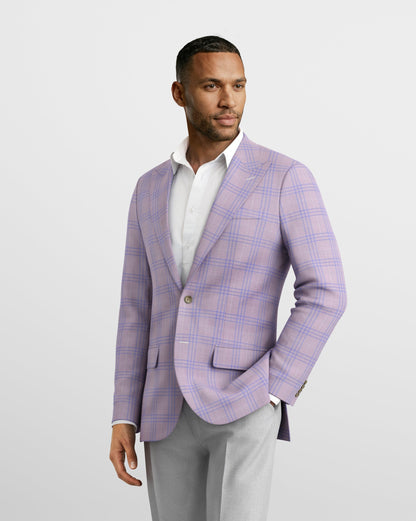 Peak Lapel Pink Sienna Blazer