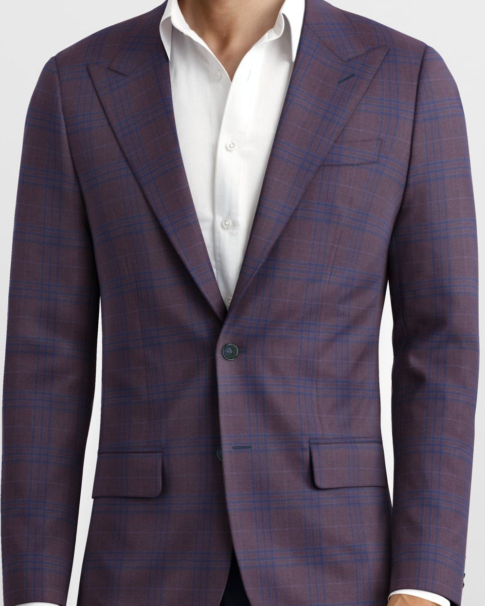 Peak Lapel Bordeaux Sienna Blazer
