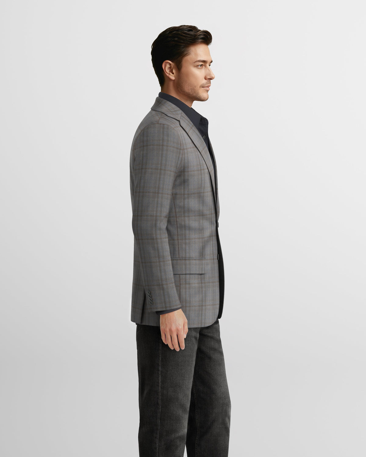Smoked Grey Modena Blazer