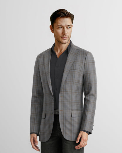 Smoked Grey Modena Blazer