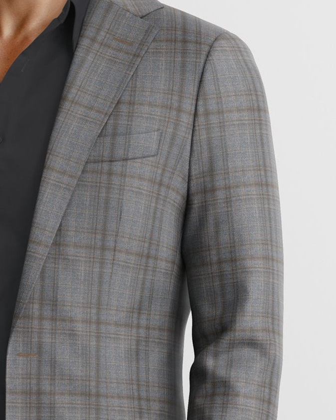 Smoked Grey Modena Blazer