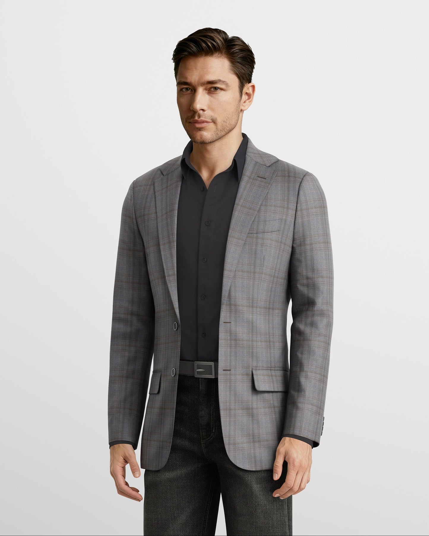 Smoked Grey Modena Blazer