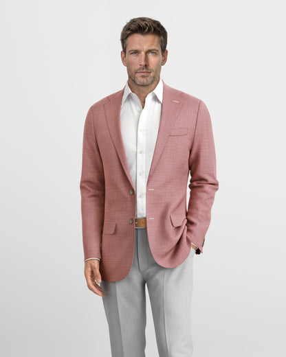 Dusty Red Hopsack Newport Blazer