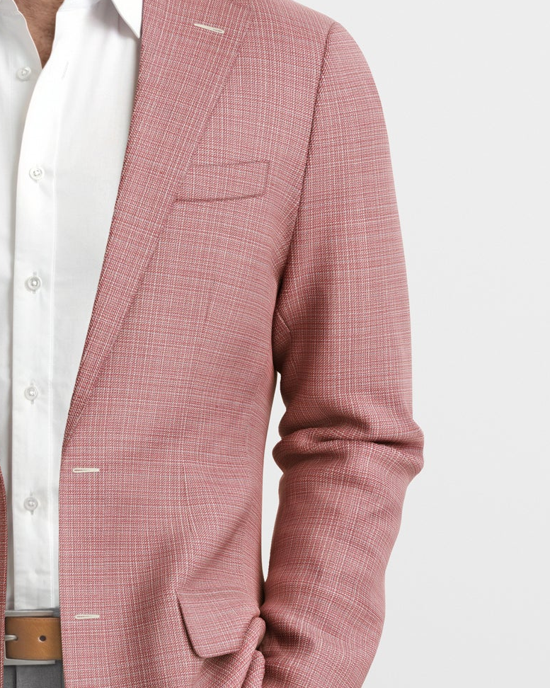 Dusty Red Hopsack Newport Blazer