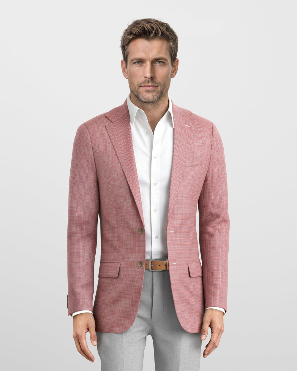 Dusty Red Hopsack Newport Blazer