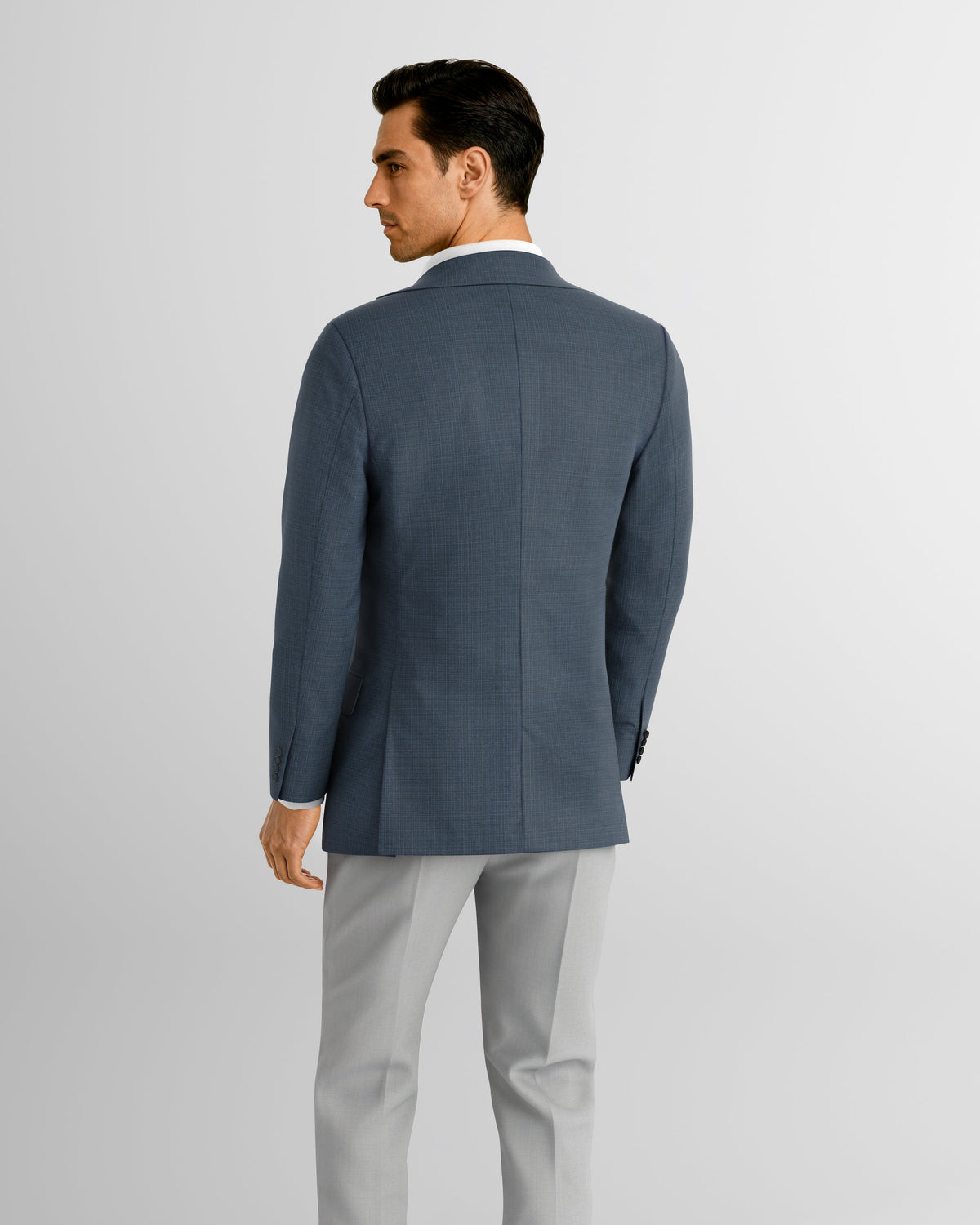 Midnight Teal Hopsack Newport Blazer