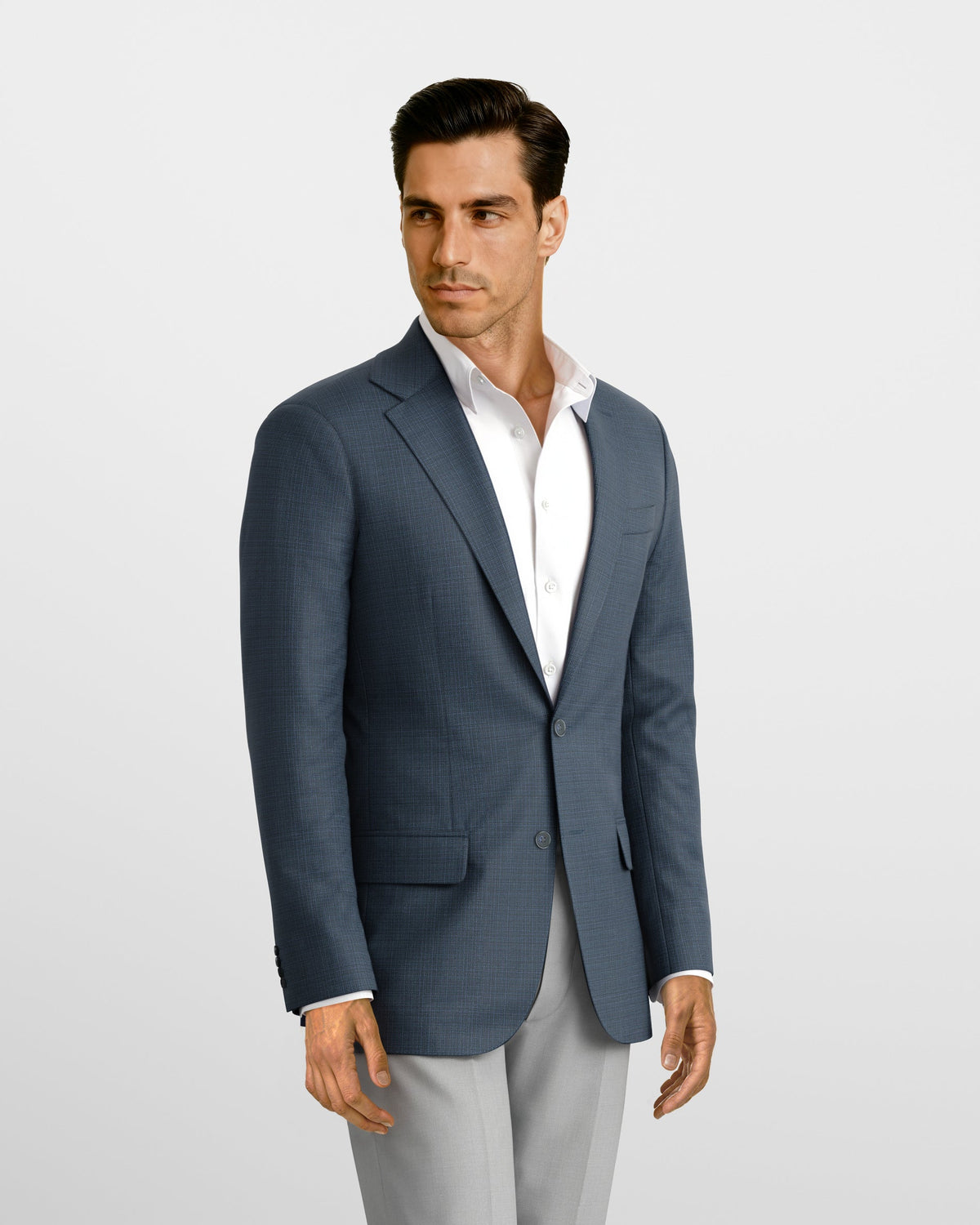Midnight Teal Hopsack Newport Blazer