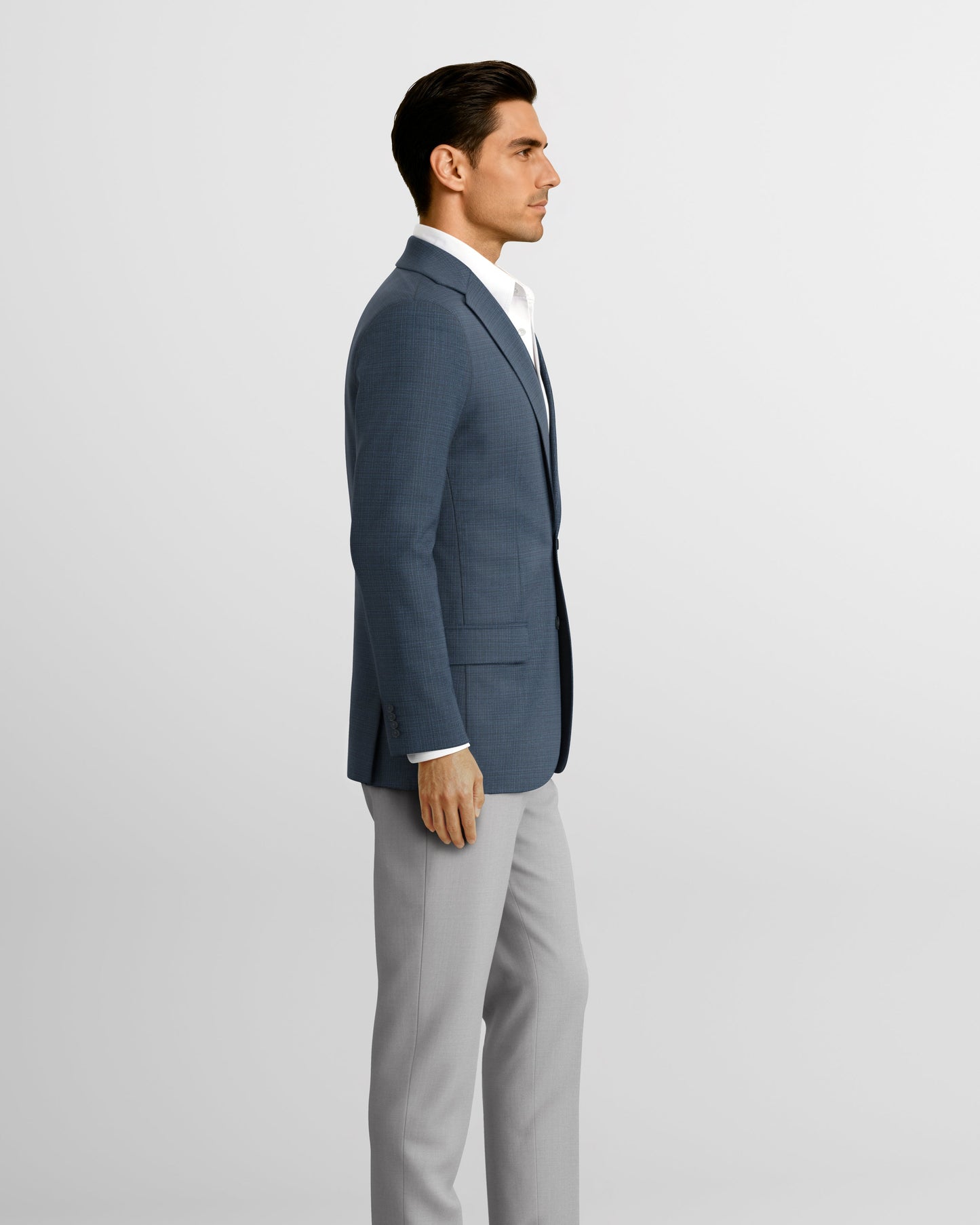Midnight Teal Hopsack Newport Blazer