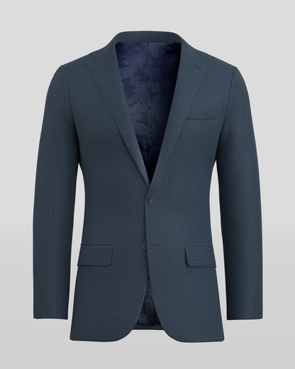 Midnight Teal Hopsack Newport Blazer