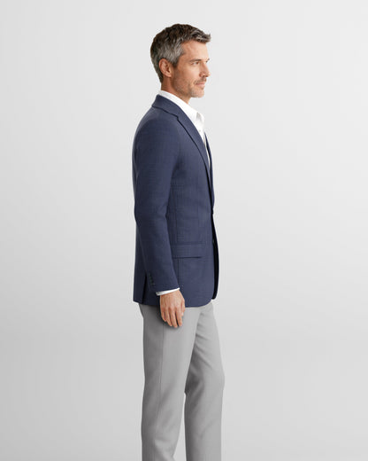 Midnight Blue Hopsack Newport Blazer