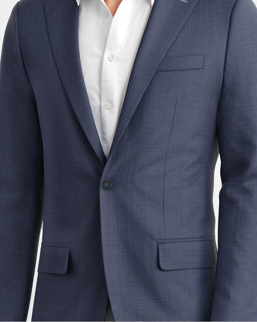Midnight Blue Hopsack Newport Blazer