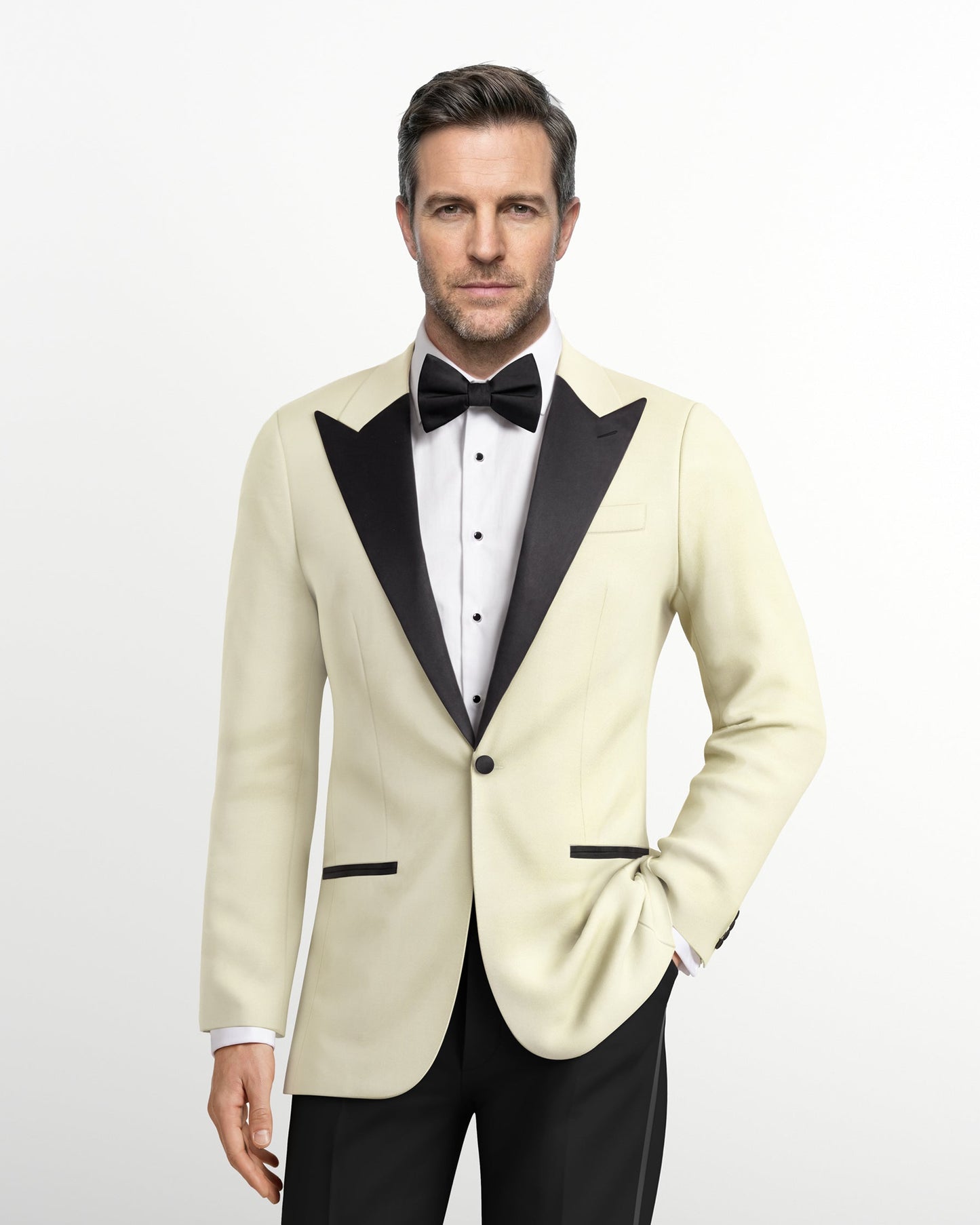 Veneto Ivory Tuxedo Jacket