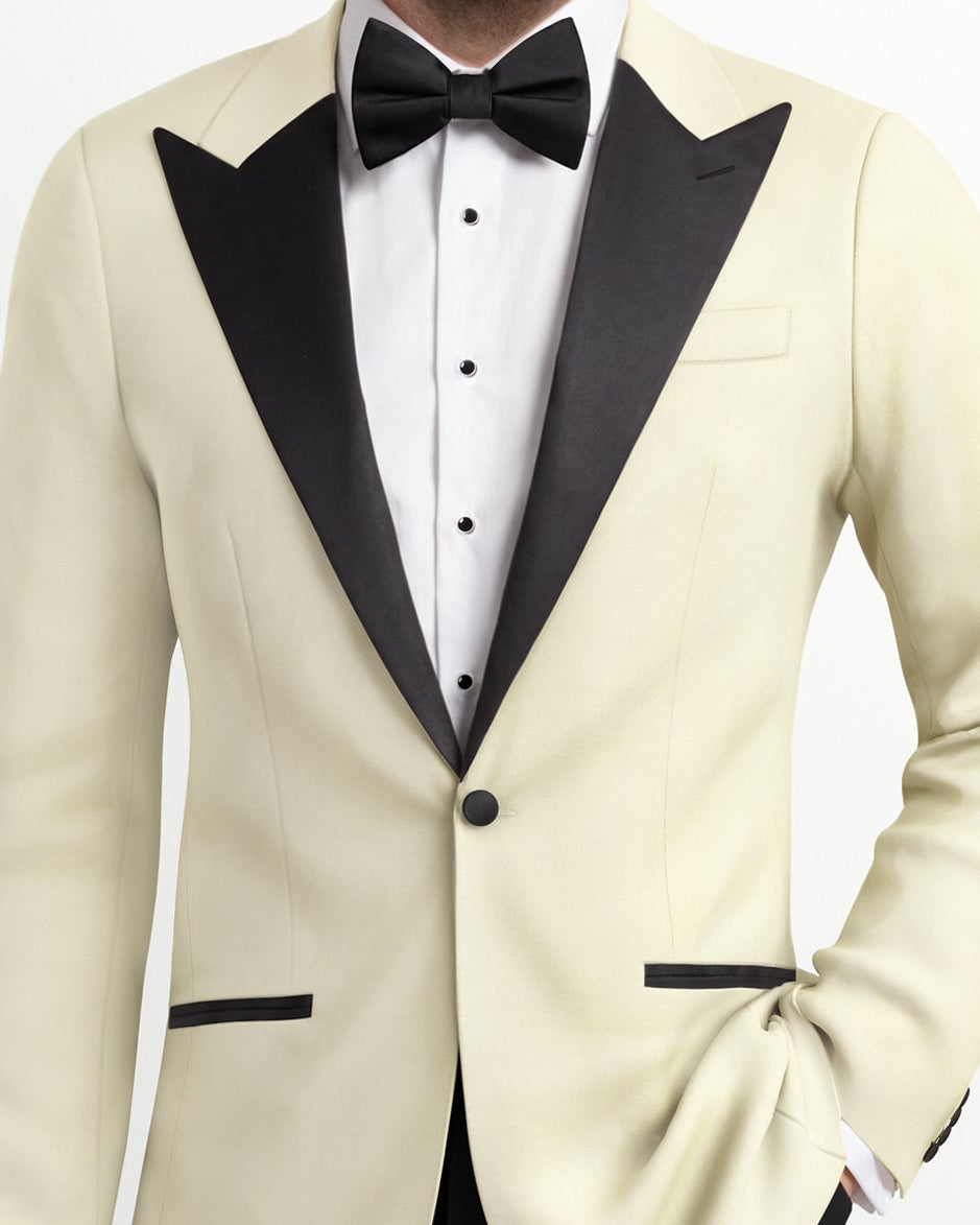 Veneto Ivory Tuxedo Jacket