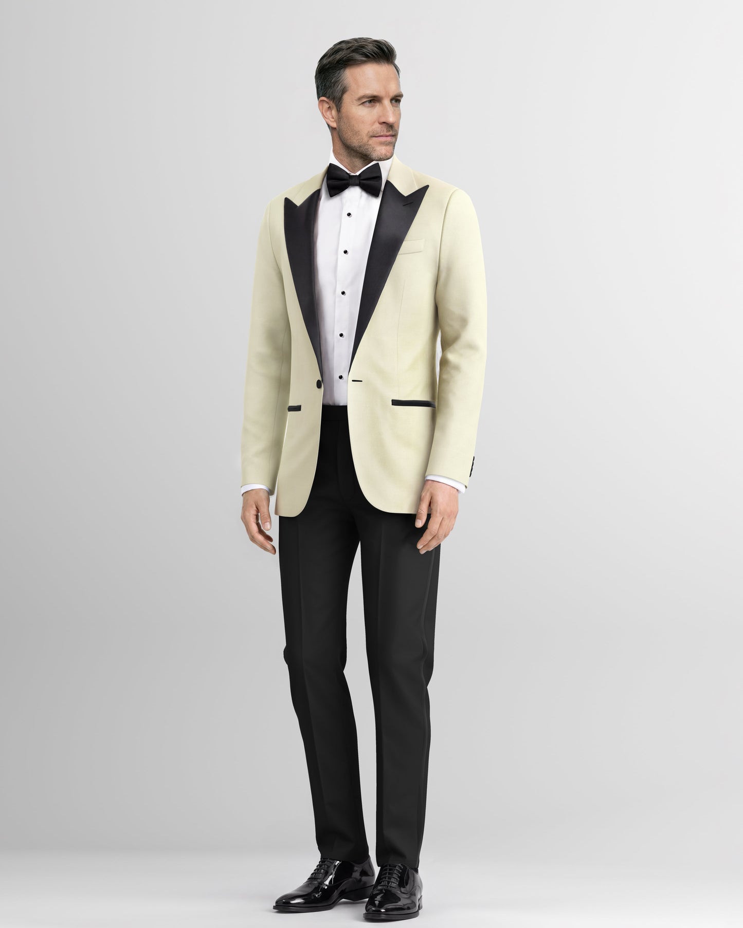 Veneto Ivory Tuxedo Jacket