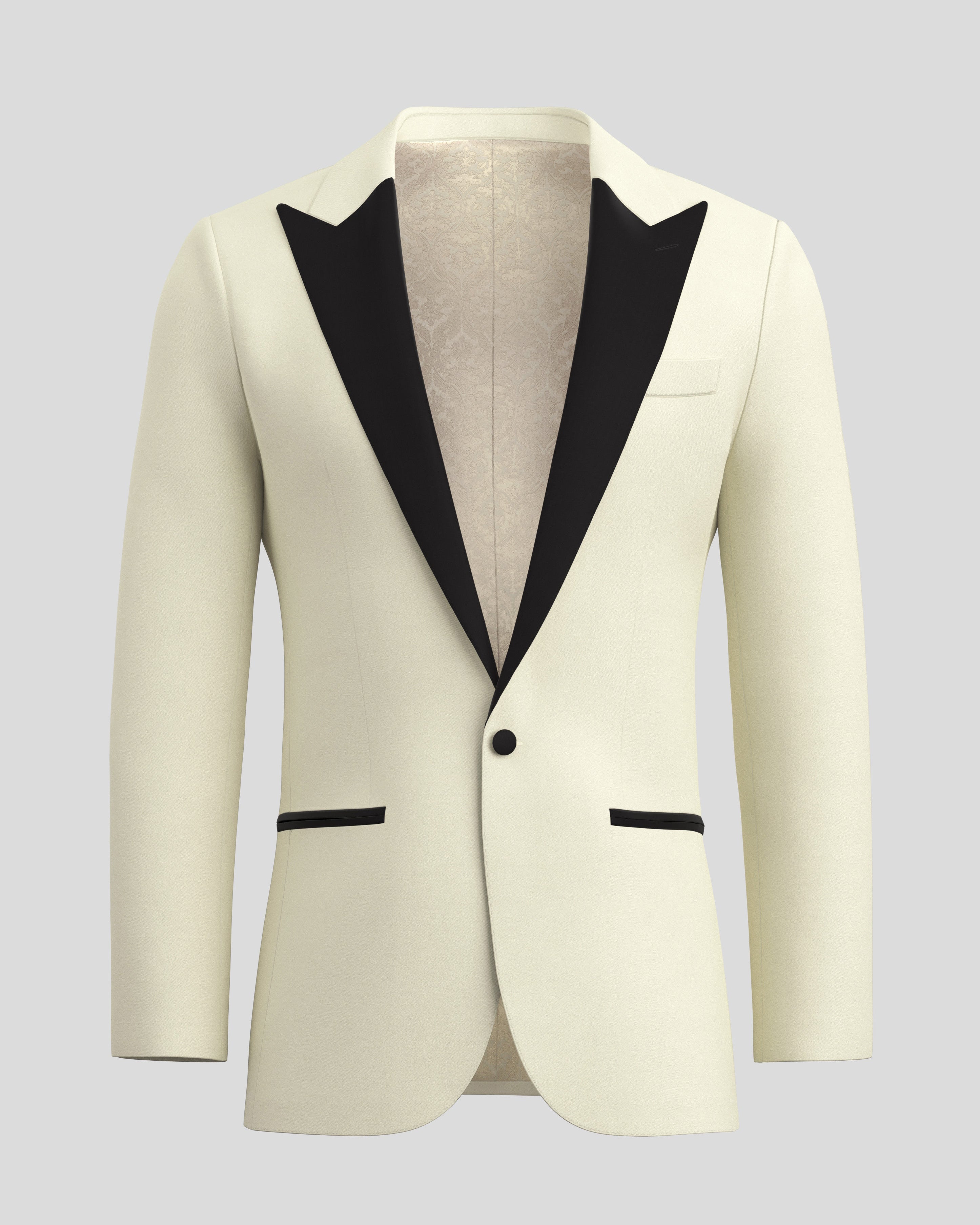 Veneto Ivory Tuxedo Jacket