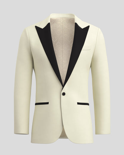 Veneto Ivory Tuxedo Jacket